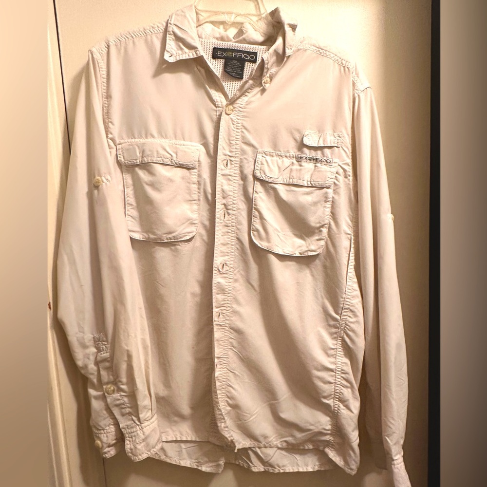 ExOfficio Outdoor Long Sleeve Men’s Shirt. Size Medium